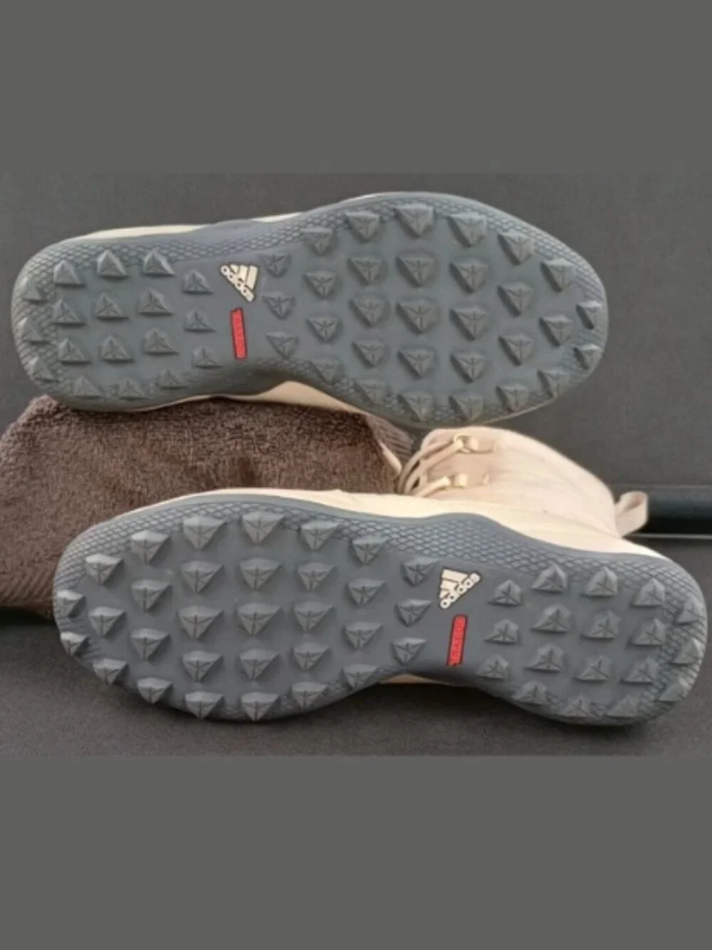 Adidas Climaheat Libria Cream Nylon Waterproof Insulated Snow‎ Boots Size 8